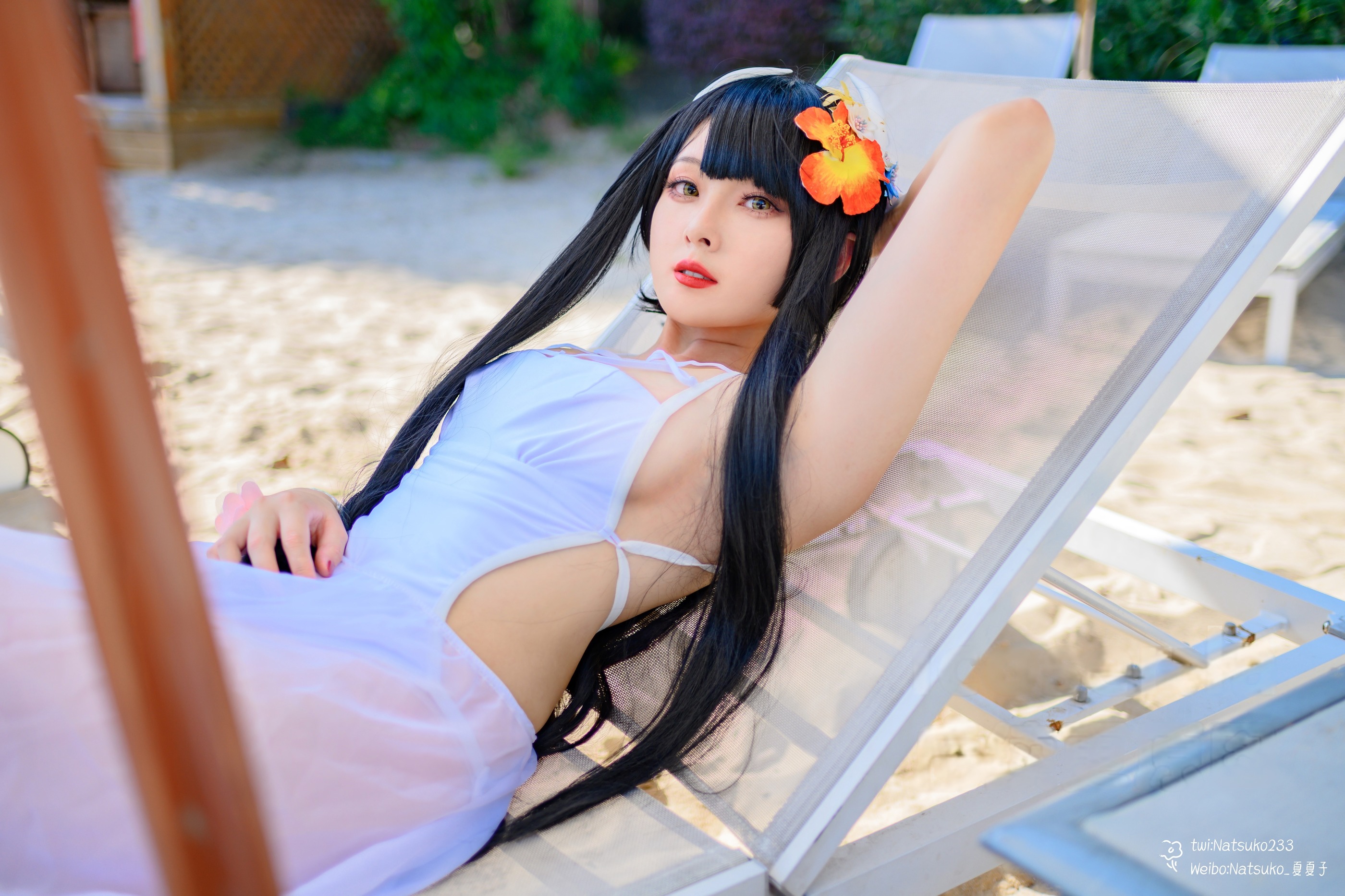 图片[1]-Natsuko夏夏子 – NO.049 碧蓝航线 比叡泳装[55P]-XikXak